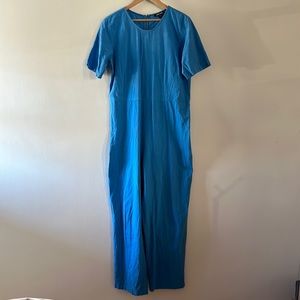 Ilana Kohn Blue Lee Jumpsuit (cotton/linen) FITS 14 marked 16
